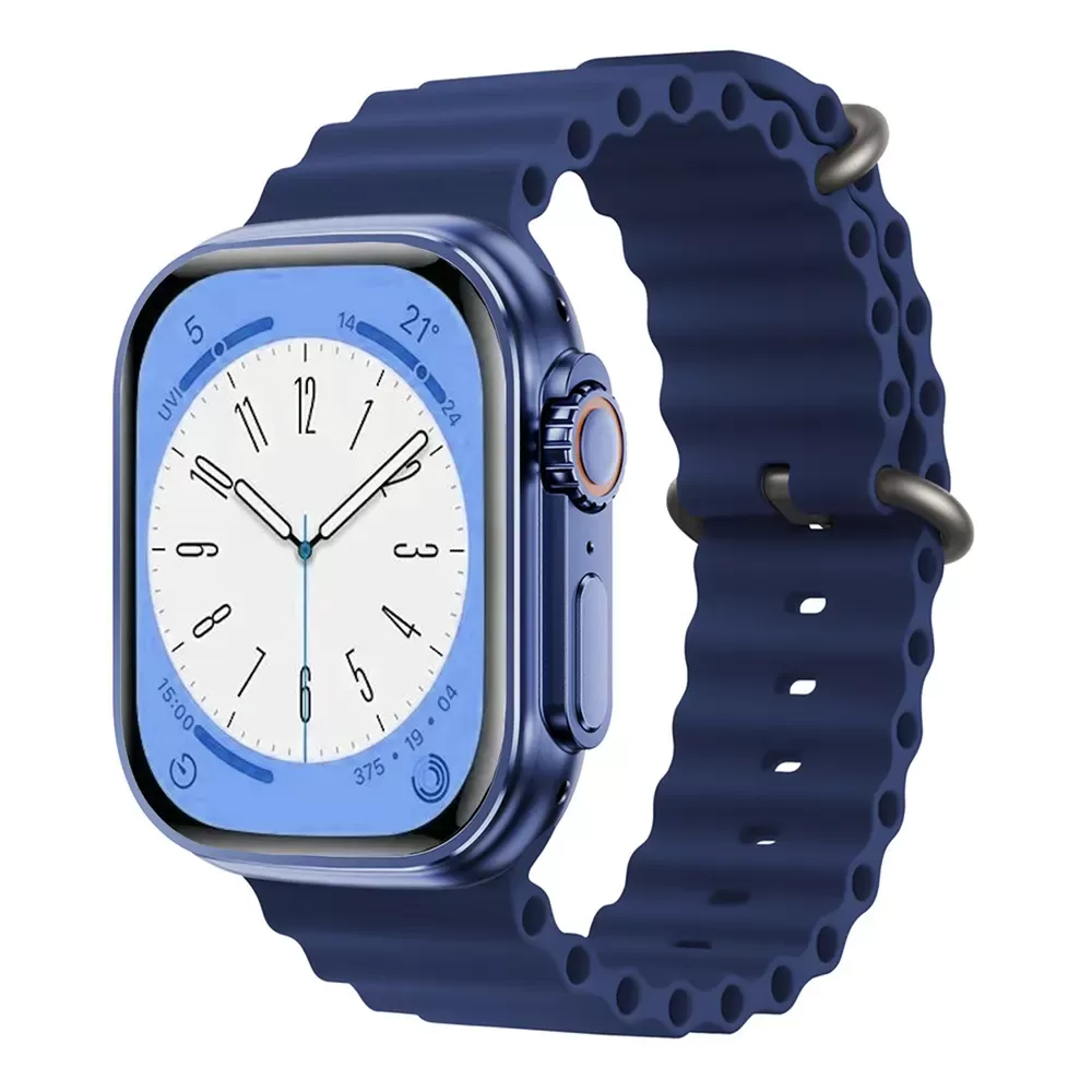 Reloj Inteligente M8 Ultra Max Tipo Apple Watch (49MM Serie 8) Azul NFC