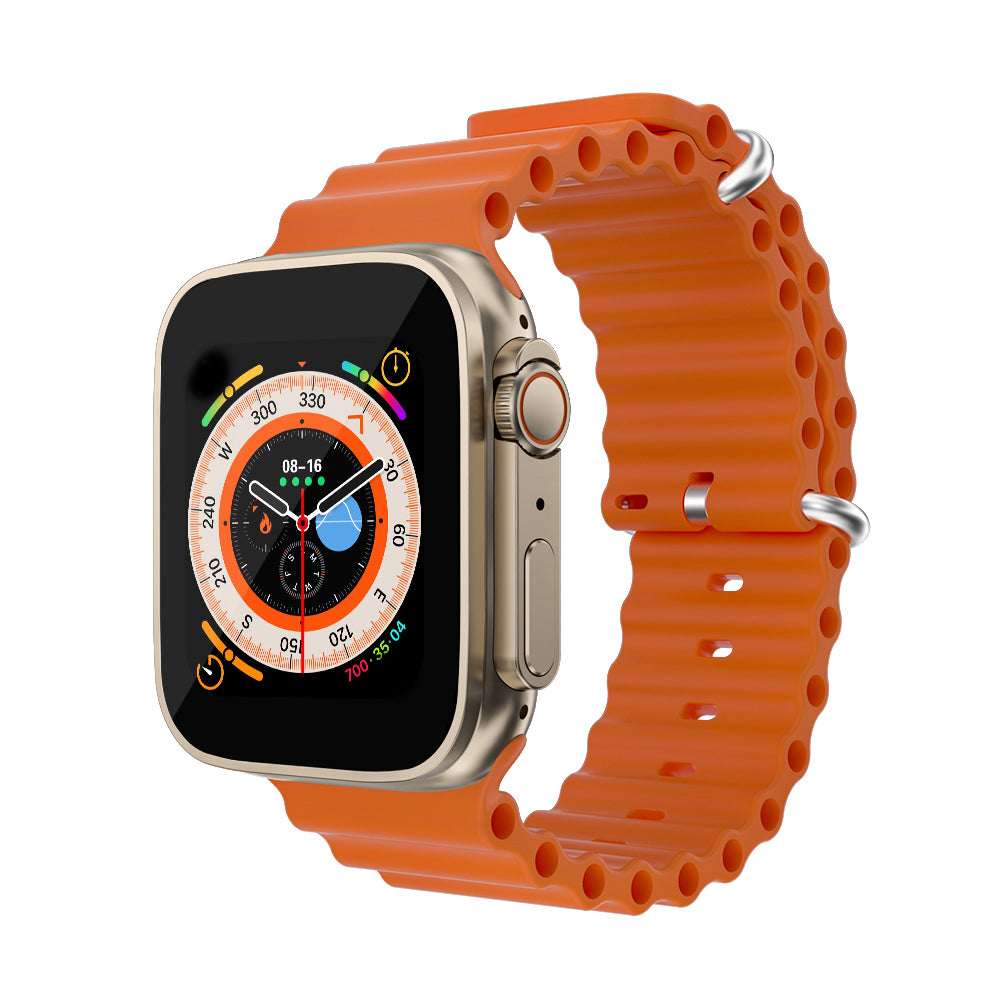 Reloj Inteligente JW8+ Ultra Tipo Apple Watch (49MM Serie Ultra) NFC Naranja